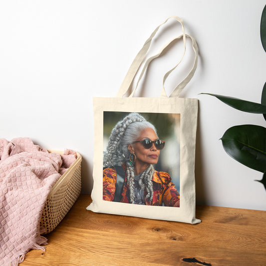 Sassy Lady Cotton Canvas Tote Bag