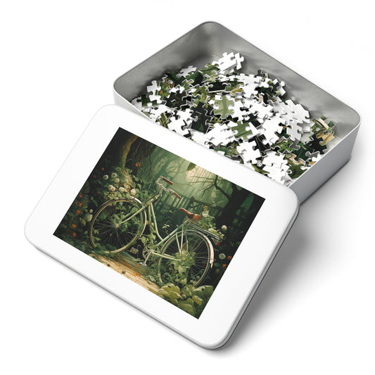 Jigsaw Puzzle with Tin